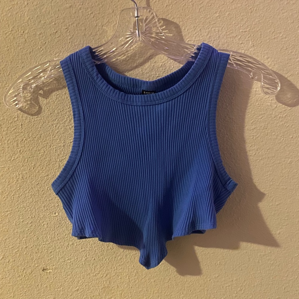 high neck cropped going out top
